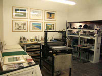 atelier de gravure de L'Empreinte